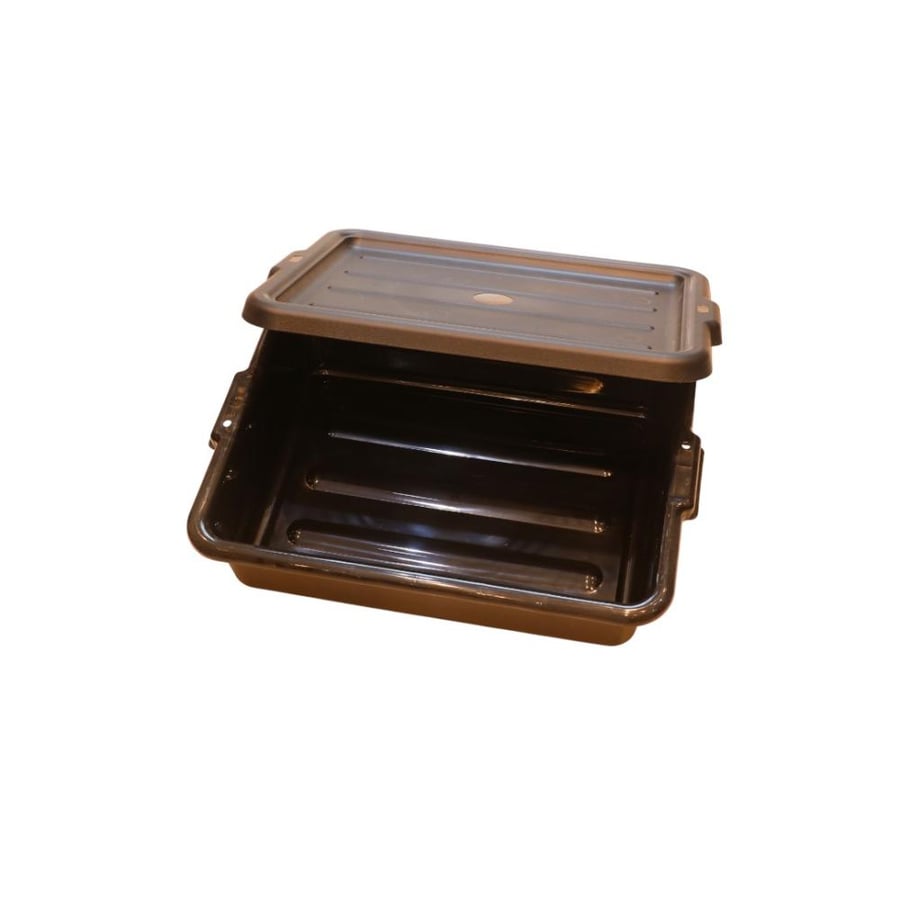 حوض ثلاجة بلاستيك اسود 39*52 ارتفاع 18سم SH3052