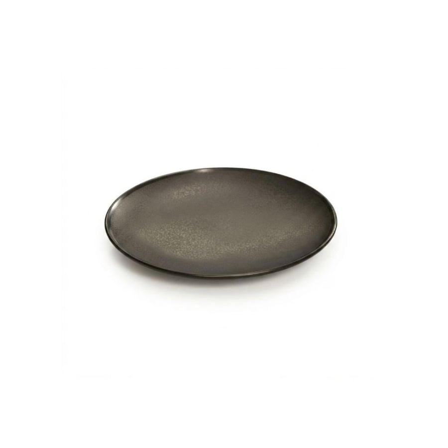 صحون مسطح ميلامين أسود 22 سم ( 22 سم ) ( SH5045-1 )