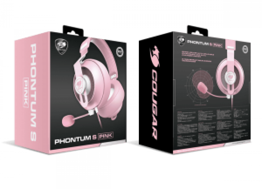 COUGAR Phontum Essential Stereo Gaming Headset (Pink)