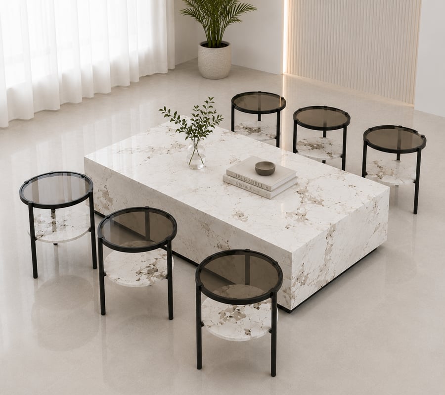 طاولة قهوة فاخرة C007