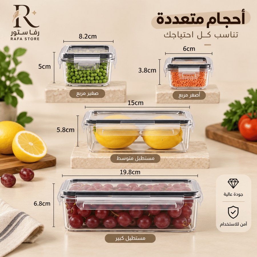 حافظات طعام للتخزين