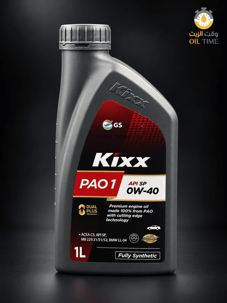 زيت كيكس PAO 1 0W-40 تخليقي بالكامل API SP – 1 لتر