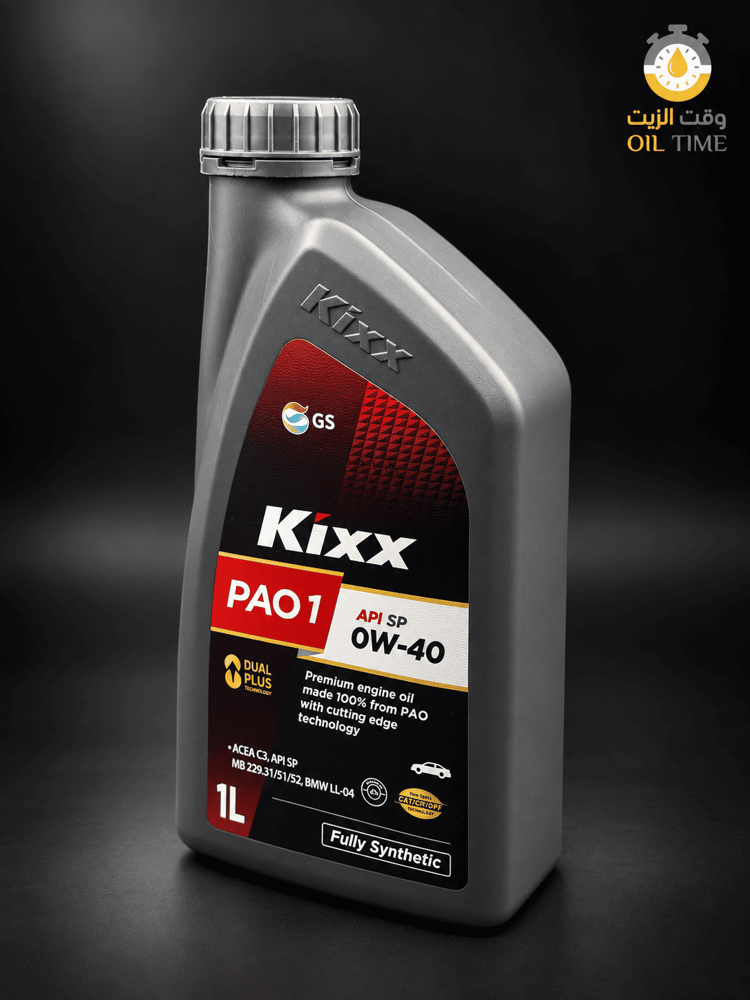 زيت كيكس PAO 1 0W-40 تخليقي بالكامل API SP – 1 لتر