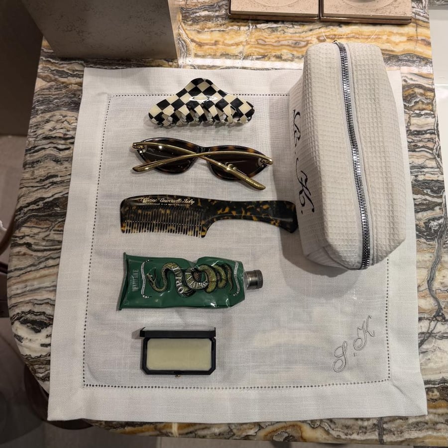 Embroidered Linen Napkin – Set (2)