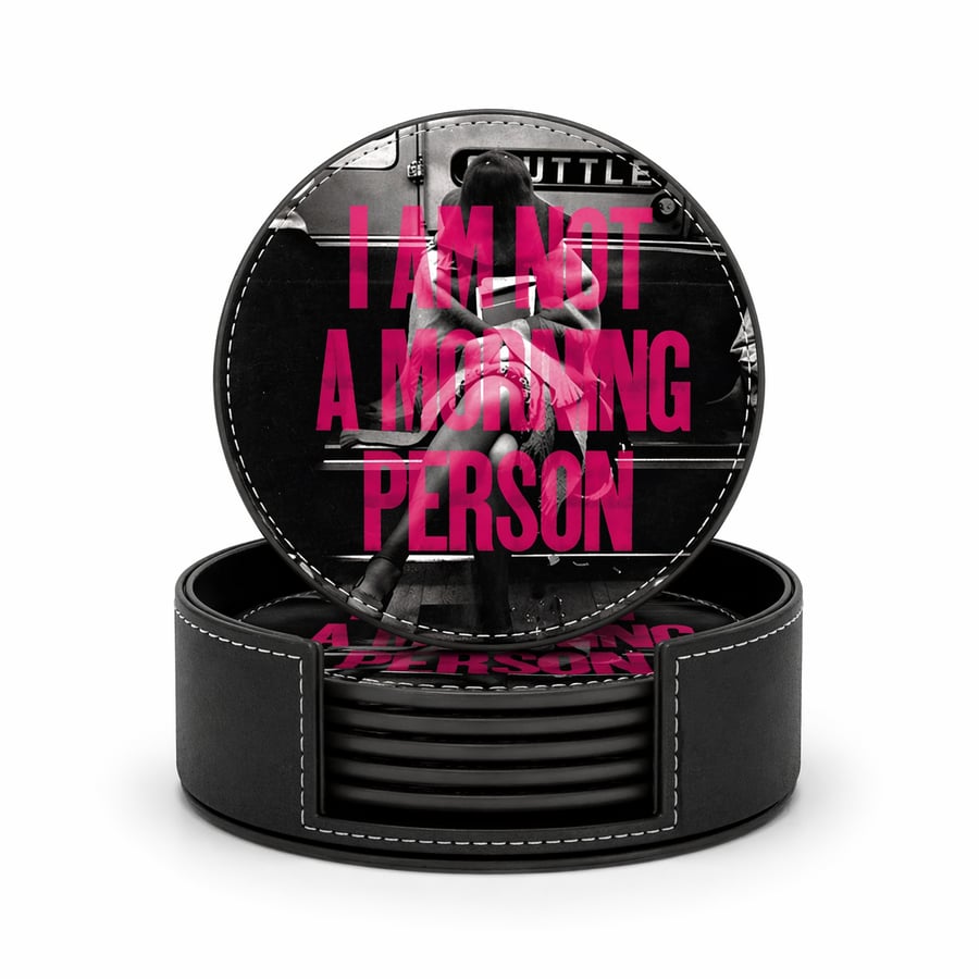Not a Morning Person Coasters – Set (5)