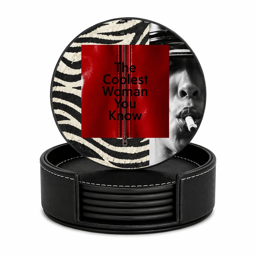 Coolest Woman Coasters – Set (5)