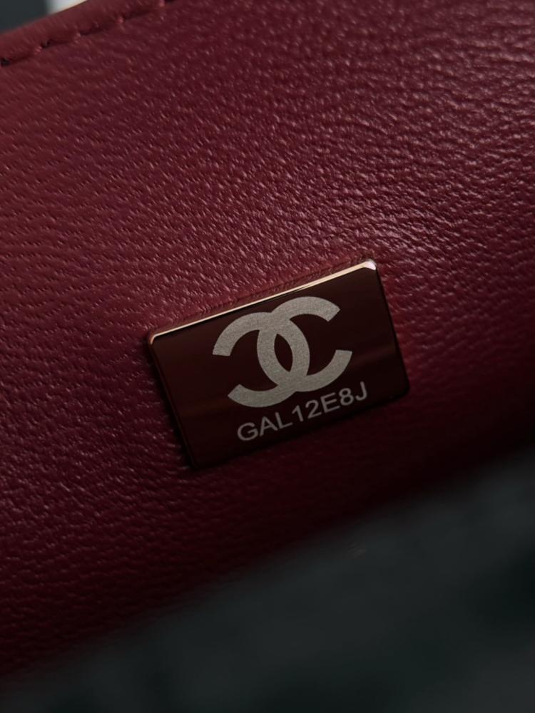 FLAP BAG WITH TOP HANDLE CH2#