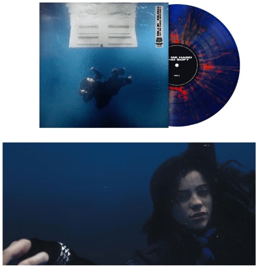 Billie Eilish - HIT ME HARD AND SOFT [Anniversary Edition / Blue & Orange Splatter LP]