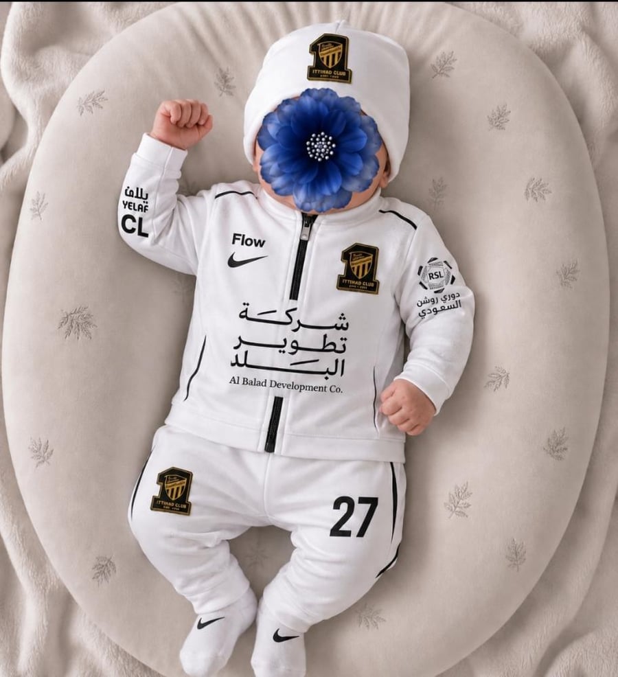 طقم الاتحاد الشتوي للأطفال والمواليد