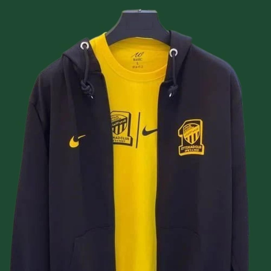 بلوفر الاتحاد الجديد الاسود شتوي مع تيشيرت. متجر الزين