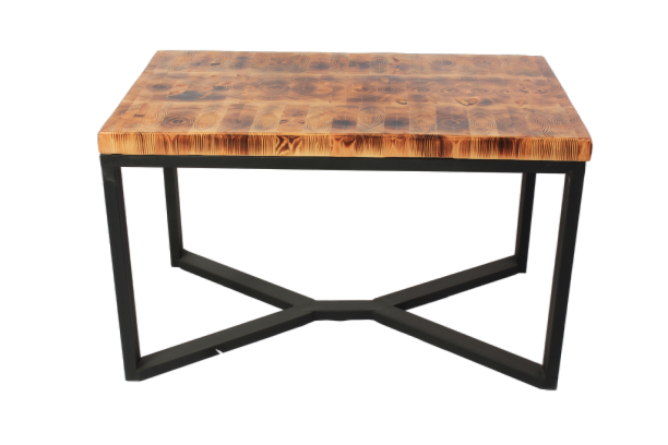 Wood coffee table