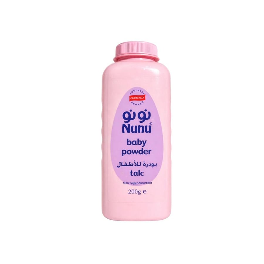 Nunu baby powder pink 200ml