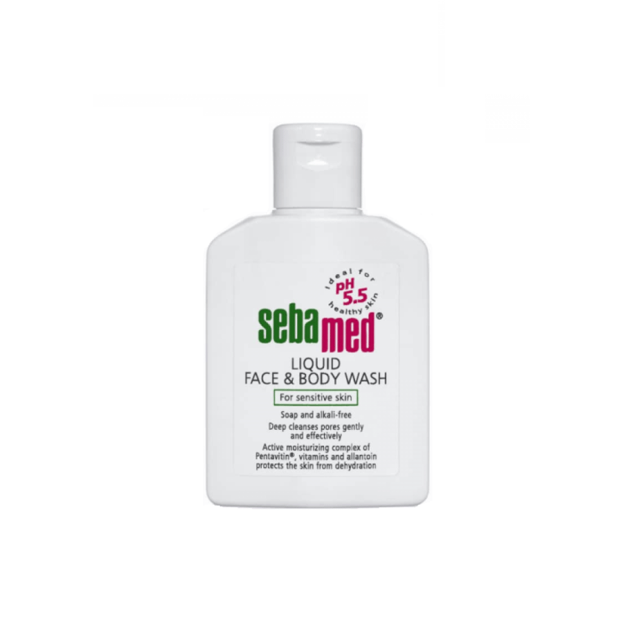 Sebamed liquid cleanser for face and body 200 ml