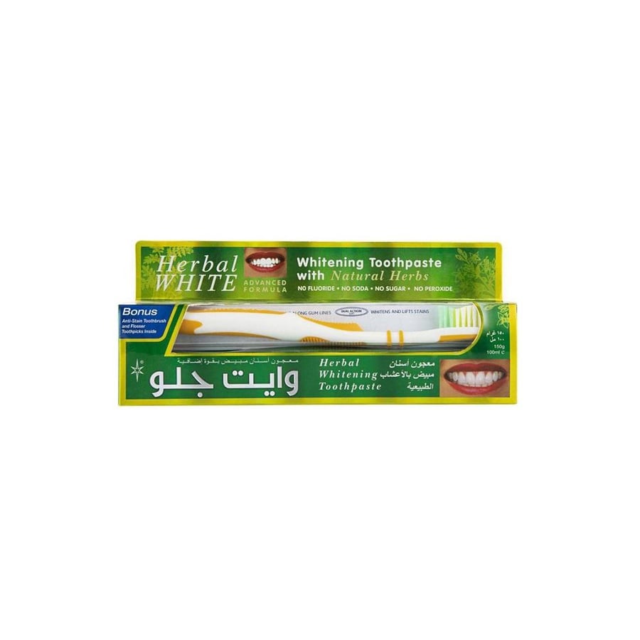 وايت جلو معجون اسنان مبيض بالأعشاب 100 م