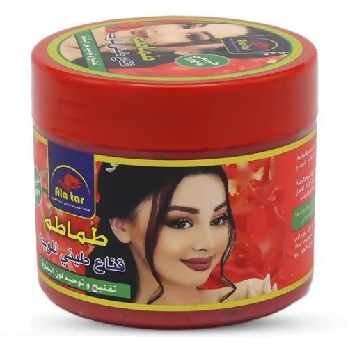 Al-Attar clay mask for the face with tomatoes 300ml