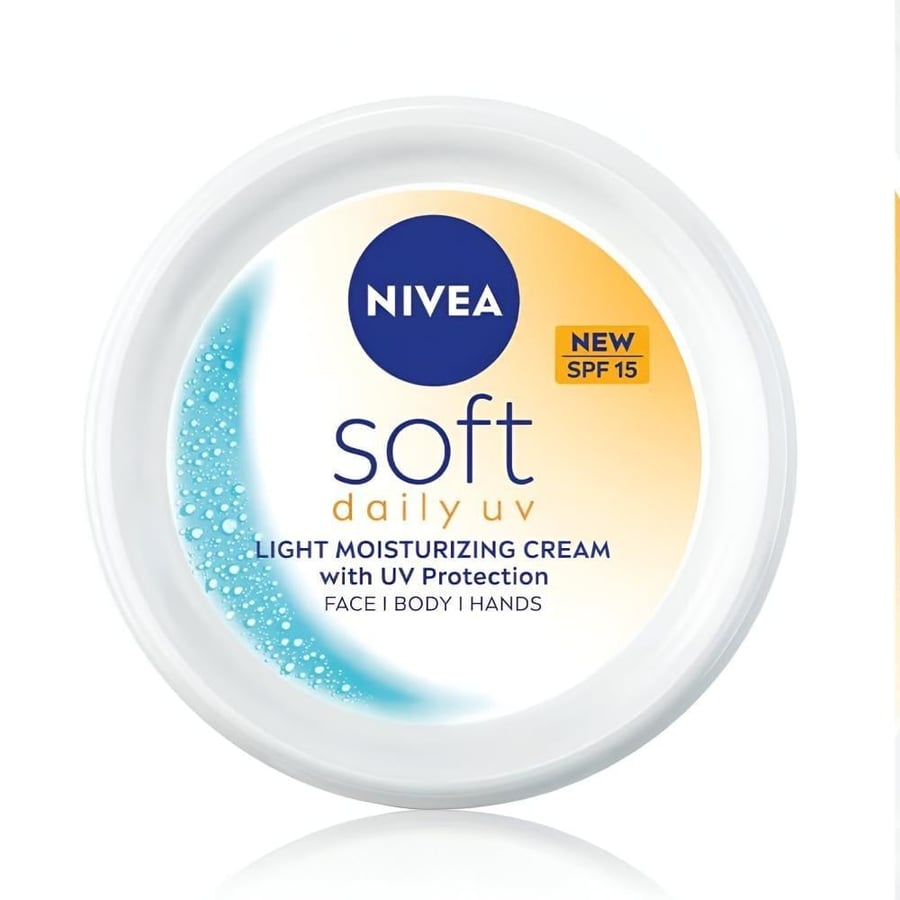 كريم نيفيا سوفت مع واقي شمس SPF15 حماية 200 مل