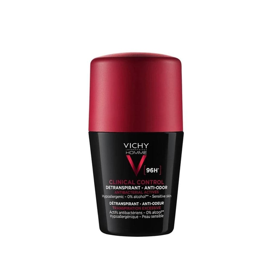 Vichy deodorant roll-on for men clinical control protection 96 hours - 50 ml
