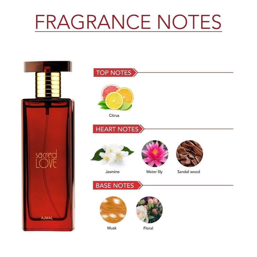 عطر اجمل ساكرد لوف للنساء - او دى بارفيوم 50 مل
