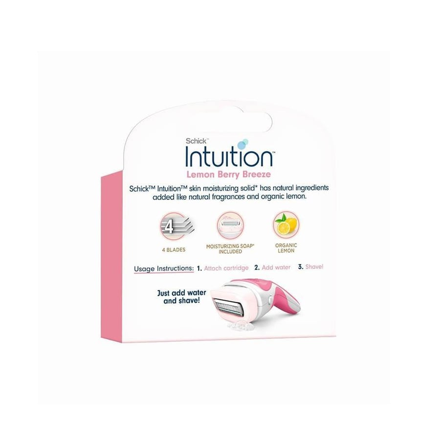 Lemon and berry razor blade replacement kit - 3 pieces