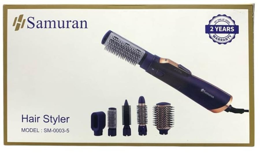 استشوار ساموران 5 قطع 1200واط SM-0003-5