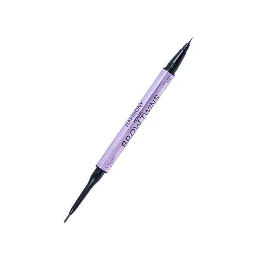 هارموني بيوتي كحل حواجب سائل وجل برو توينز - Dark Brown 002