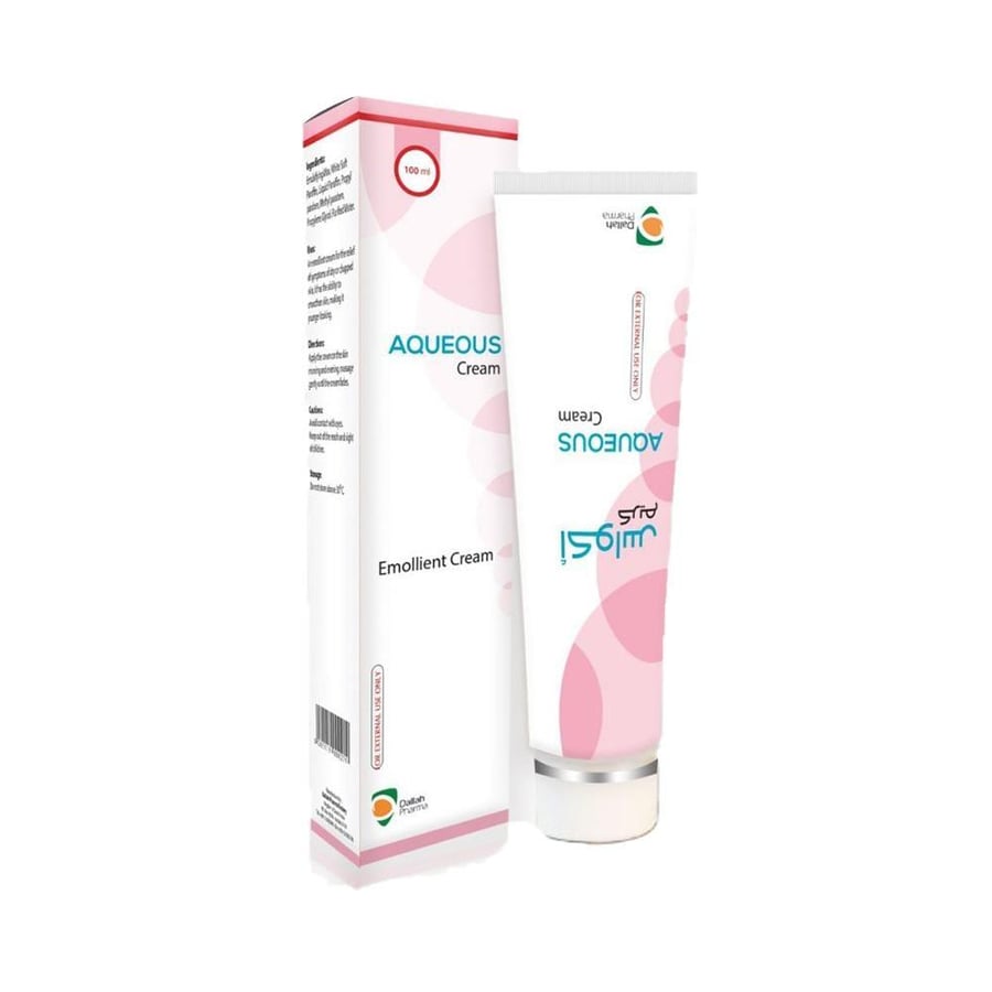 دلة فارما أكواس كريم مرطب لتخفيف أعراض جفاف الجلد - 100 مل
