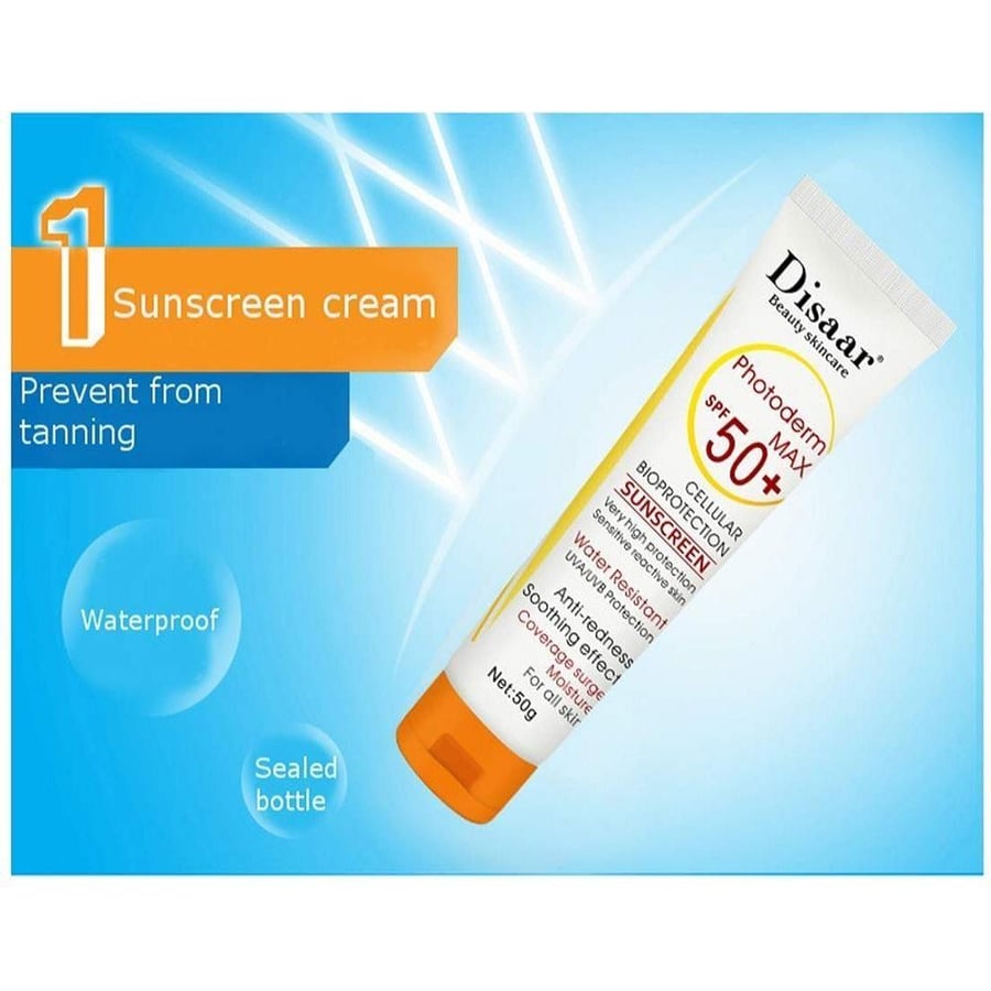 ديسار كريم واقي شمس بعامل حماية SPF 50 لجميع أنواع البشرة - 50 جم