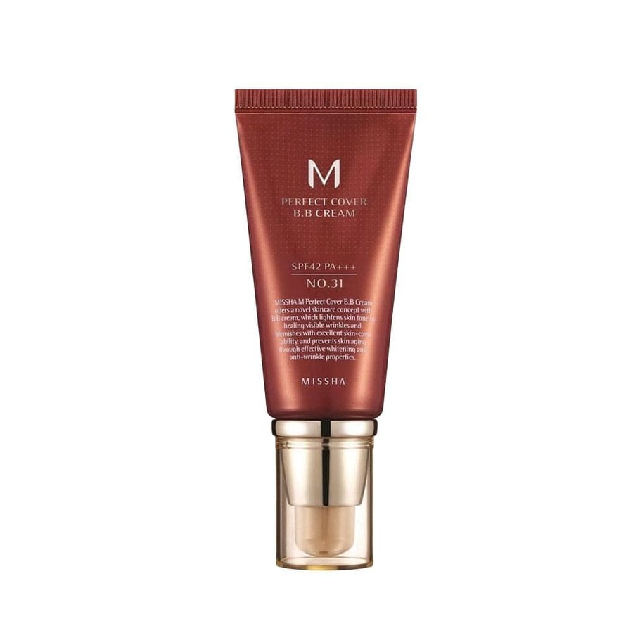ميشا إم بيرفكت كفر بي بي كريم مع واقي شمس SPF 42 جولدن بيج 31 - 50 مل