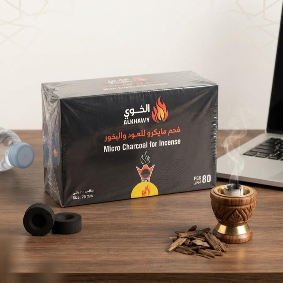 اقراص فحم الخوي مقاس 20 سم 80 قرص