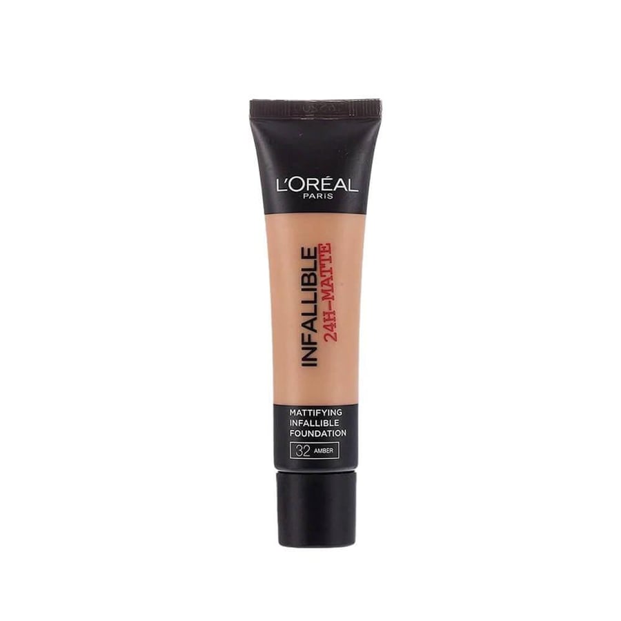 L'Oréal Paris Infallible 24-hour non-matte foundation, shade 32 Amber, 35 ml