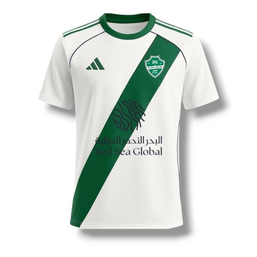 تيشرت الاهلي السعودي الابيض