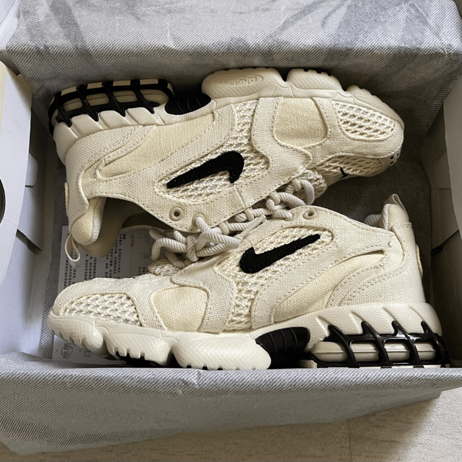 Nike Air Zoom Spiridon Cage 2 Stussy Fossil