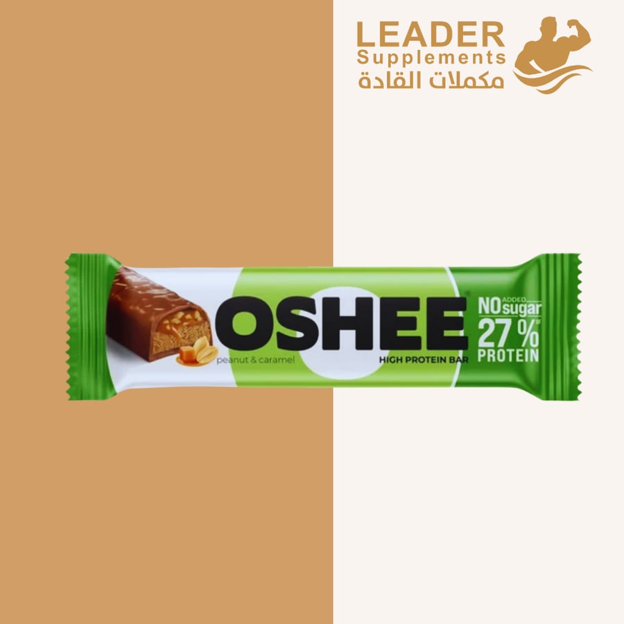 لوح بروتين Oshee بنكهة الفول السوداني والكراميل