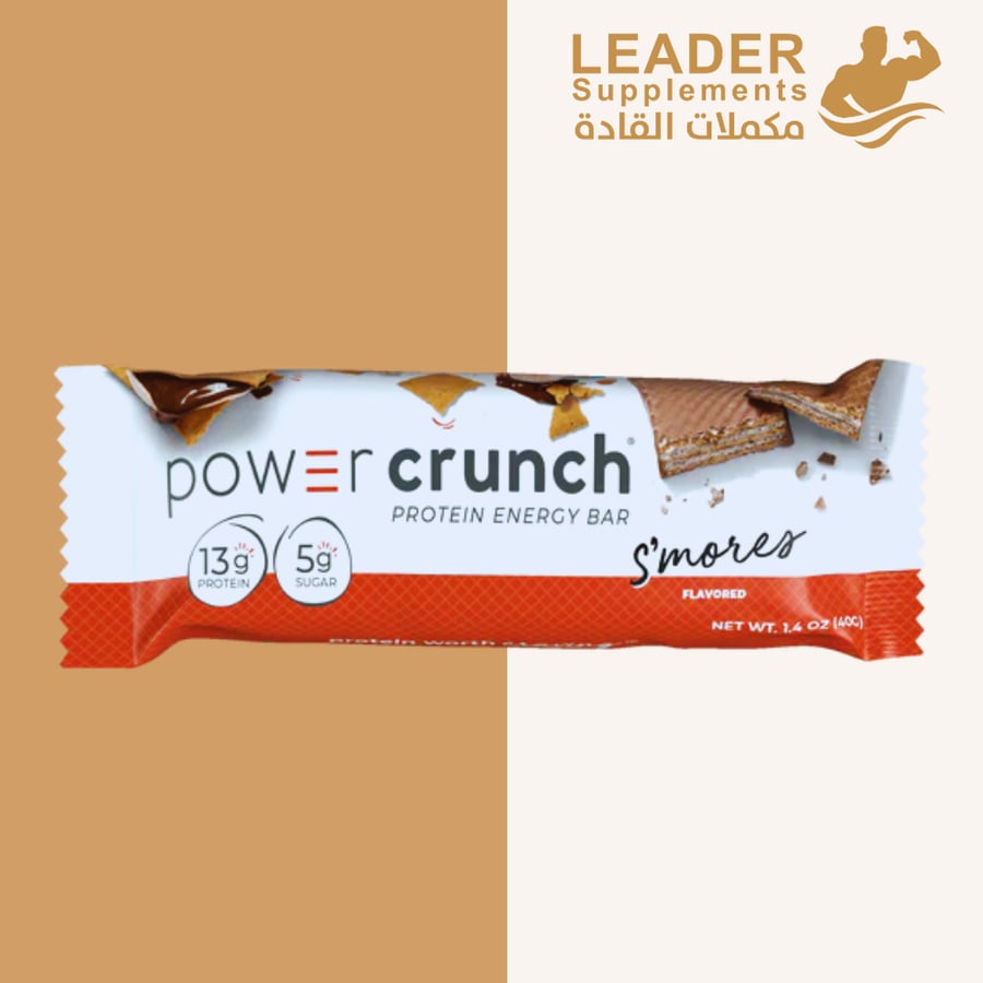 لوح باور كرانش بروتين إنرجي (Power Crunch Protein Energy Bar) بنكهة السمورز