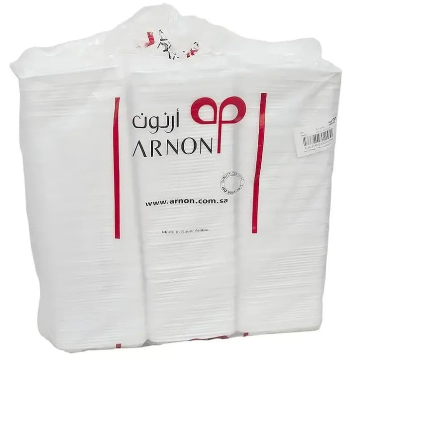 ارنون | صحون فلين | ابيض | كبير جدا | (XL) | رقم 4 | شدة | 250 حبة
