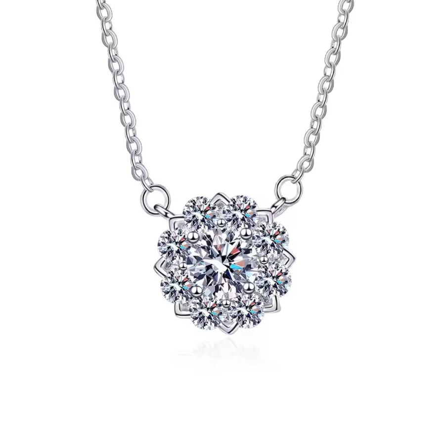 Soft necklace of sterling silver of 925 karat
