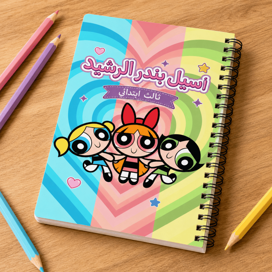 دفتر فتيات القوة بالاسم