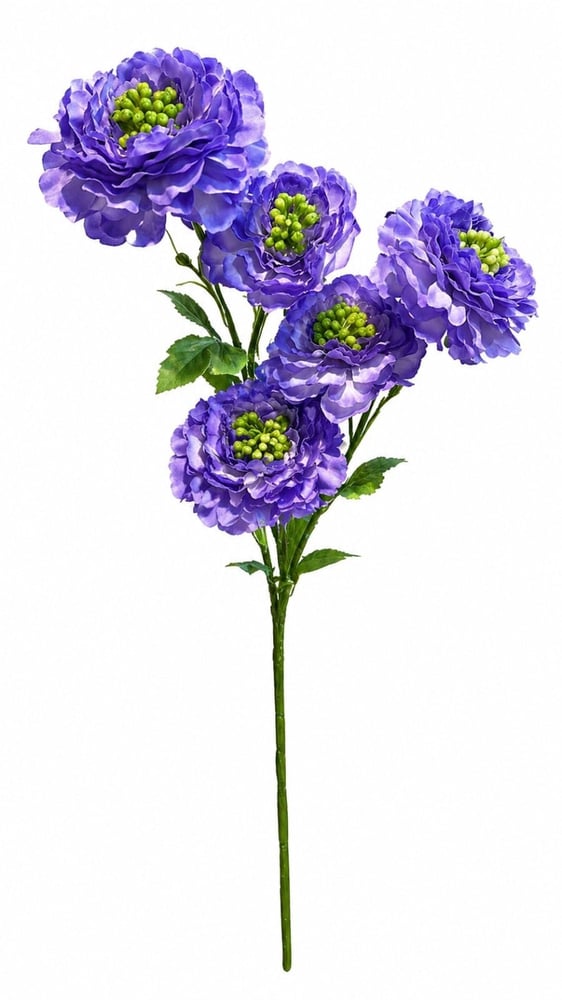 Artificial flowers, daisy, purple color, 4 stems