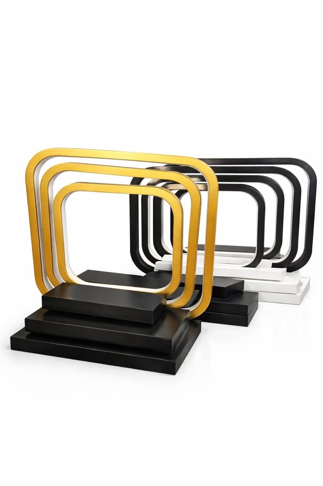 Lighted stand set of 3 pieces