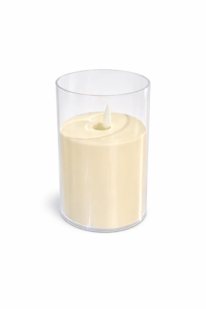 Candles with a 15 cm vase