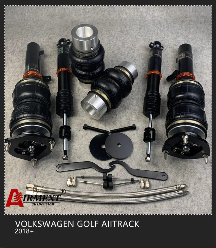 Volkswagen Golf MK7.5 AIITrack (2018+) مساعدات هوائية موديل T طقم كامل + أنظمة التحكم بالهواء