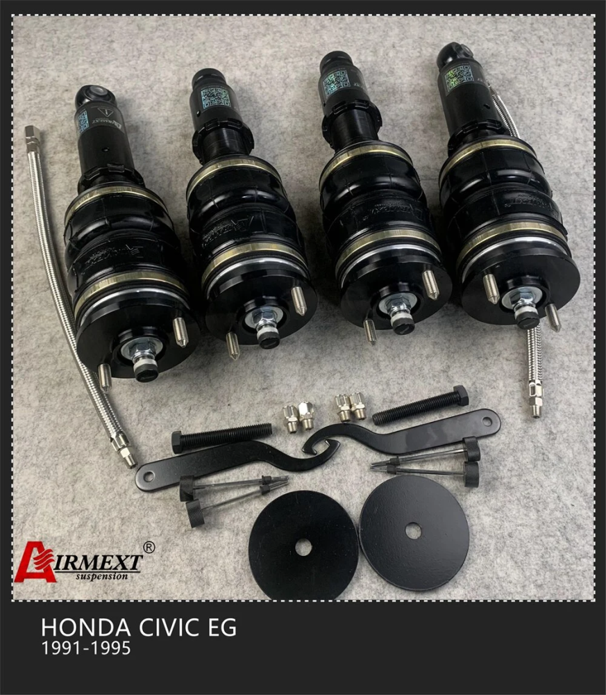 Honda Civic EG/Del Sol/ EH EJ (1991-2000) مساعدات هوائية موديل T طقم كامل + أنظمة التحكم بالهواء