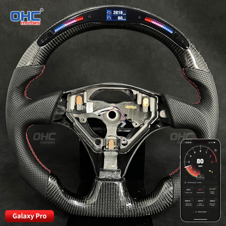 Toyota Supra MK4 A80 (1993 - 2002) Bespoke Carbon Fiber Steering Wheel Fully Customizable