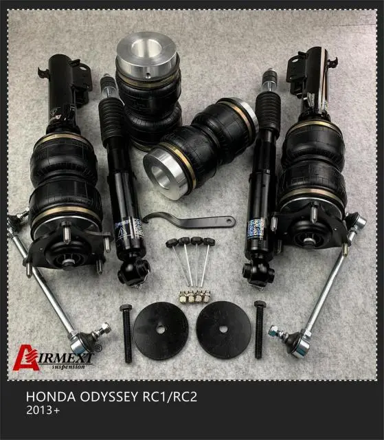 Honda Odyssey RC1/RC2 Japan (2013+) مساعدات هوائية موديل T طقم كامل + أنظمة التحكم بالهواء