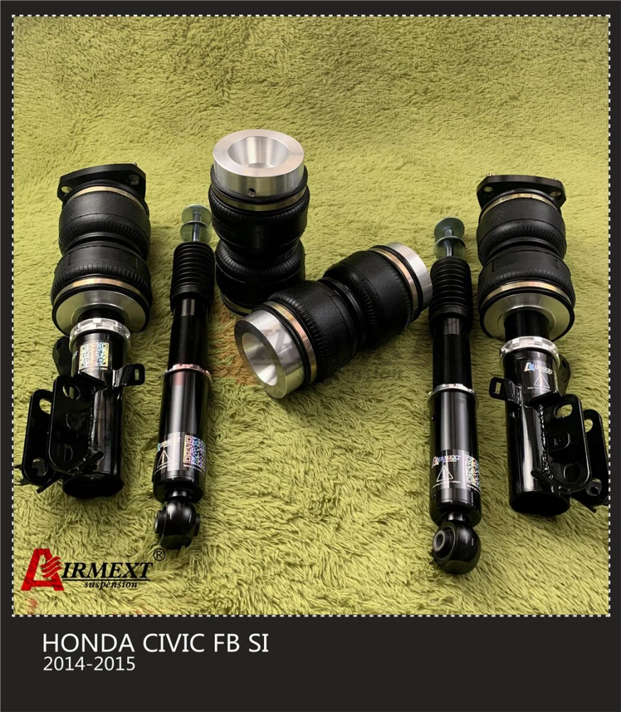 Honda Civic FB SI 9th Gen (2014-2015) مساعدات هوائية موديل T طقم كامل + أنظمة التحكم بالهواء