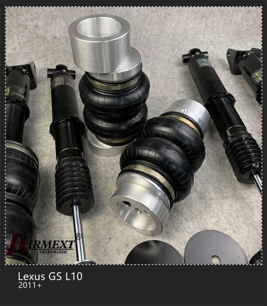 Lexus GS L10 (2011+) مساعدات هوائية موديل T طقم كامل + أنظمة التحكم بالهواء