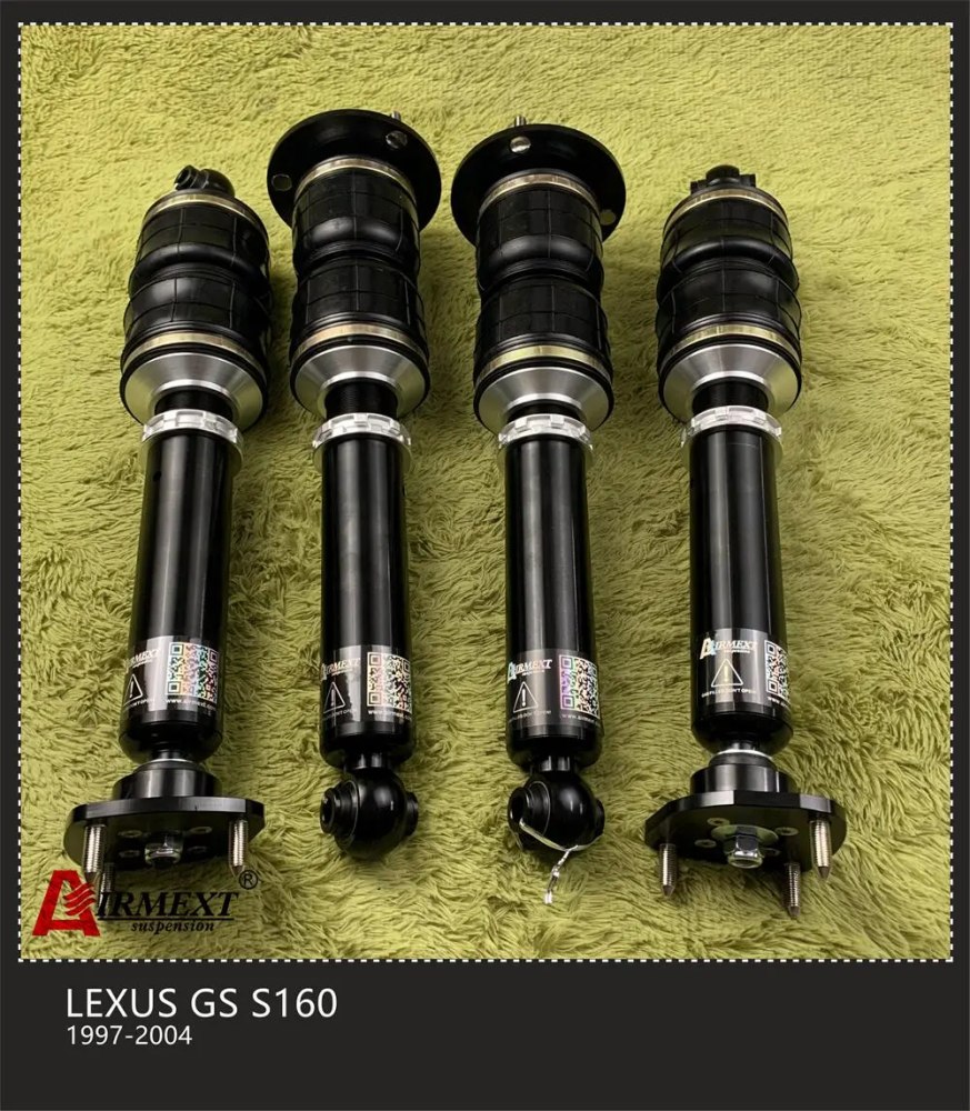 Lexus GS300 S160 (1997-2004) مساعدات هوائية موديل T طقم كامل + أنظمة التحكم بالهواء