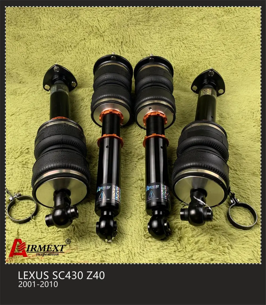 Lexus SC430 Z40 (2001-2010) مساعدات هوائية موديل T طقم كامل + أنظمة التحكم بالهواء
