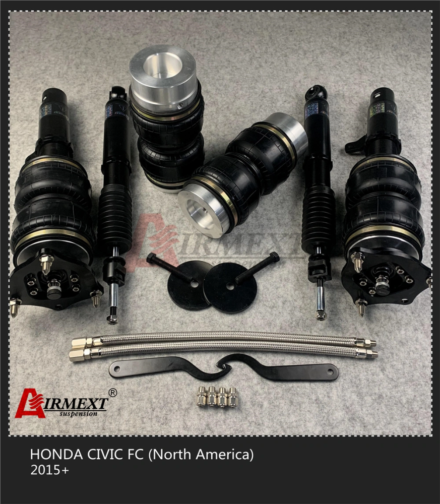 Honda Civic FC 10th Gen (2015+) مساعدات هوائية موديل T طقم كامل + أنظمة التحكم بالهواء