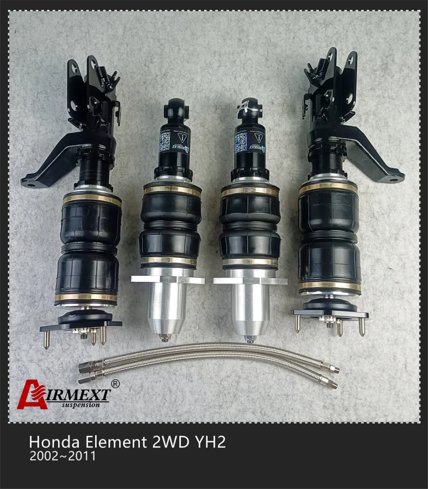 Honda Element YH2 (2002-2011) مساعدات هوائية موديل T طقم كامل + أنظمة التحكم بالهواء